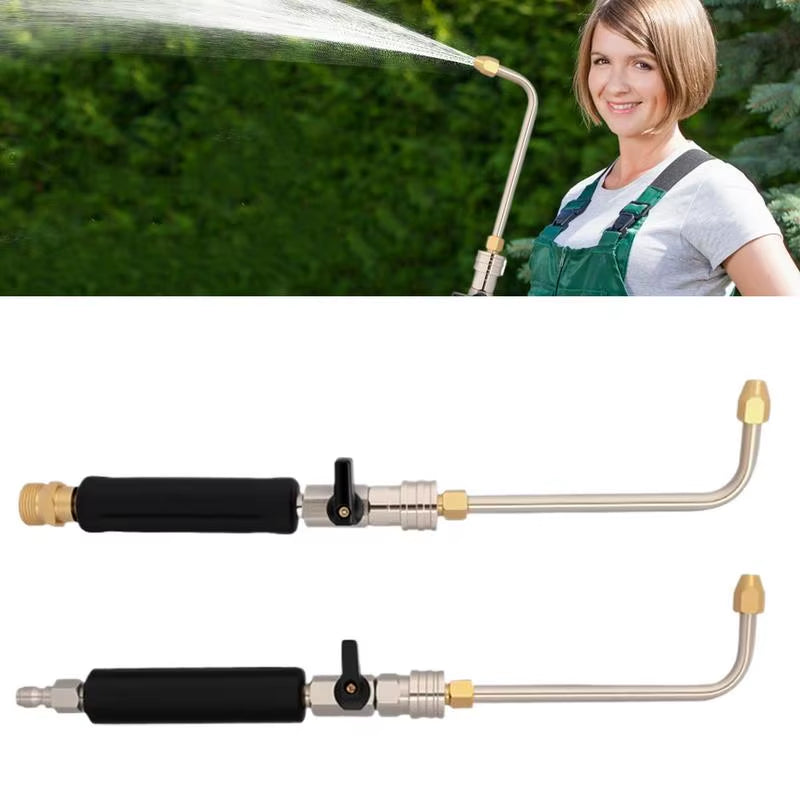 High Pressure Hose Nozzle Pressure Washer Hose Nozzle High-Pressure Portable Lightweight Multi-Function Sprayer for Car Washing